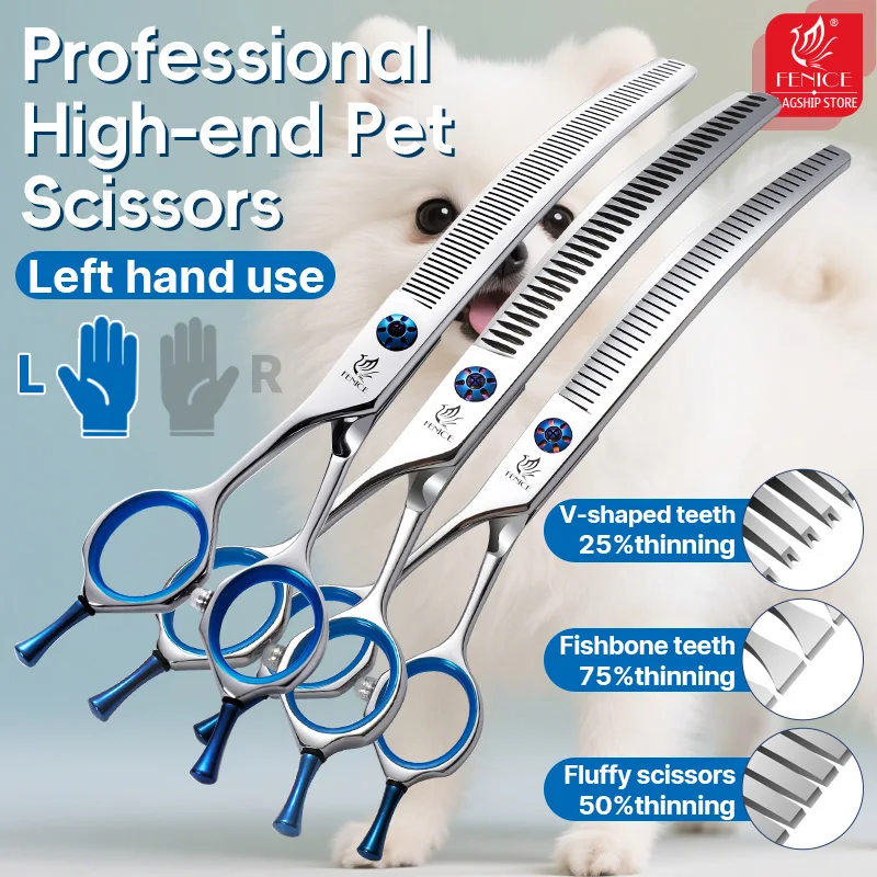 Grooming Scissors - Fenice JP440C Profesyonel 7/7.5/8 inç Sol