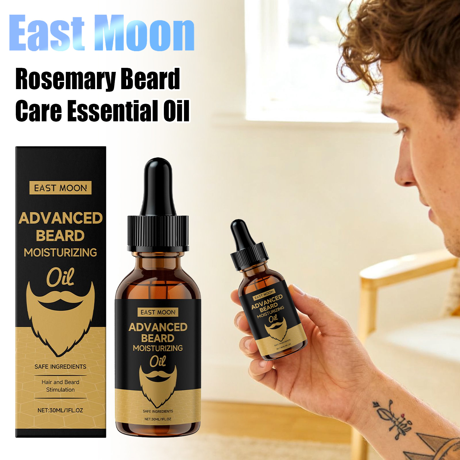 Beard Oil - Doğu Ayı Biberiye Sakal Yumuşatıcı Yağları
