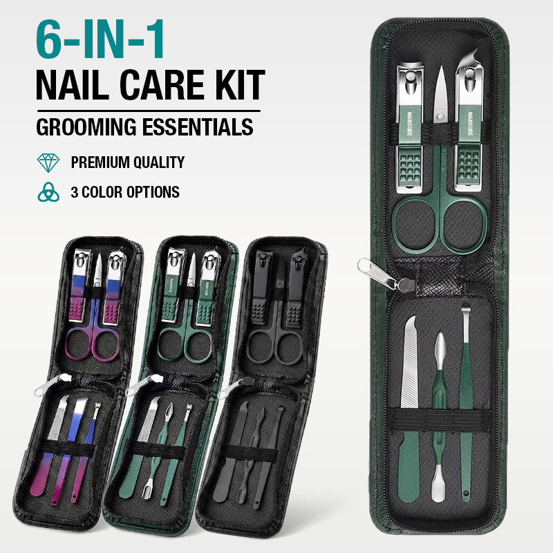 6-IN-1 Taşınabilir Tırnak Maka - Mens Grooming Travel Kit incelemesi ve fiyatı