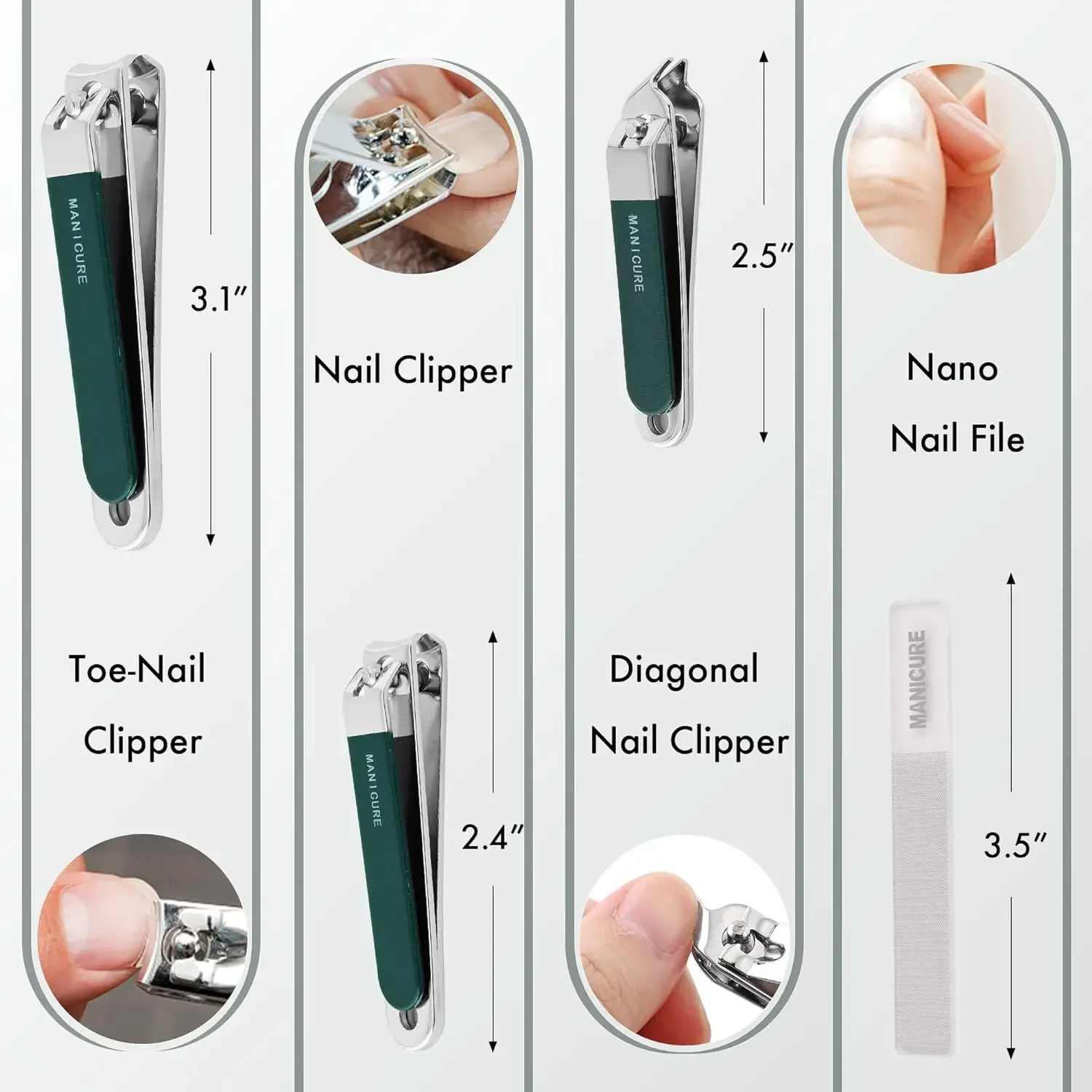 4 Adet Erkek/Kadın Manikür Sey - Mens Grooming Travel Kit incelemesi ve fiyatı