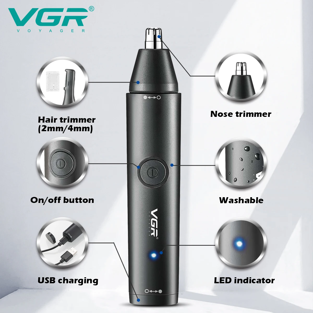 VGR Yıkanabilir Burun Kılı Düz - Nose Trimmer incelemesi ve fiyatı